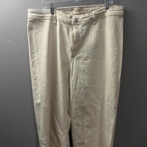 Universal-thread Women's Cream and Tan Trousers